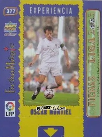 Sticker O.Montiel - Las Fichas De La Liga 2004-2005 n. 377 - Mundicromo