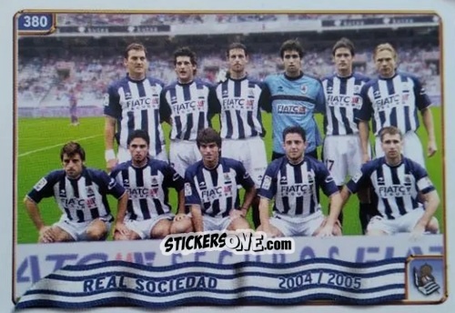 Figurina Plantilla - Las Fichas De La Liga 2004-2005 n. 380 - Mundicromo