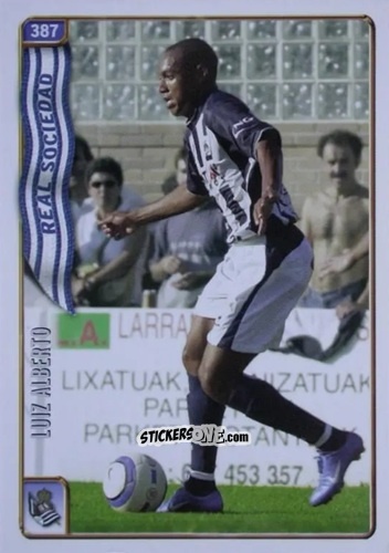 Cromo L. Alberto - Las Fichas De La Liga 2004-2005 n. 387 - Mundicromo