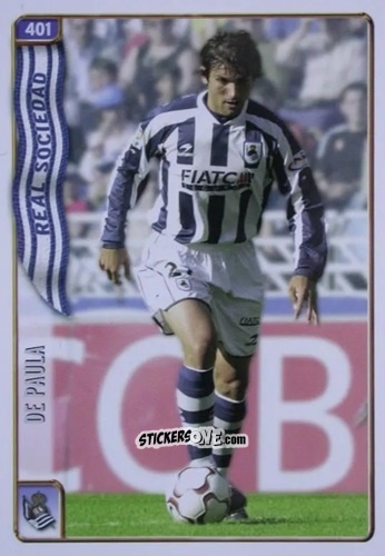 Figurina De Paula - Las Fichas De La Liga 2004-2005 n. 401 - Mundicromo