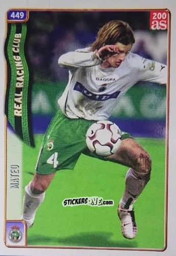 Cromo Mateo - Las Fichas De La Liga 2004-2005 n. 449 - Mundicromo