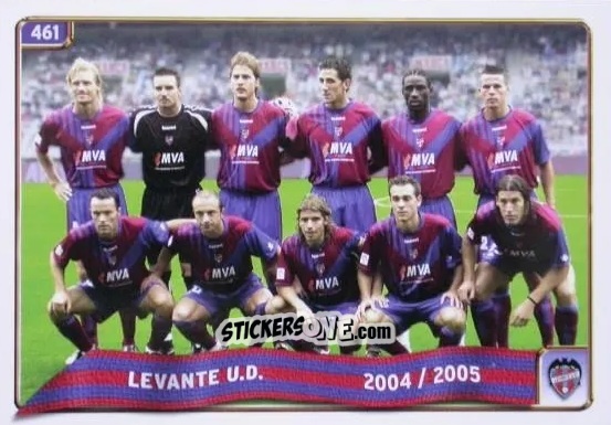 Figurina Plantilla - Las Fichas De La Liga 2004-2005 n. 461 - Mundicromo