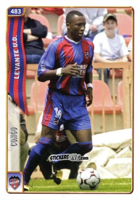Sticker Edwin Arturo Congo Murillo - Las Fichas De La Liga 2004-2005 n. 483 - Mundicromo