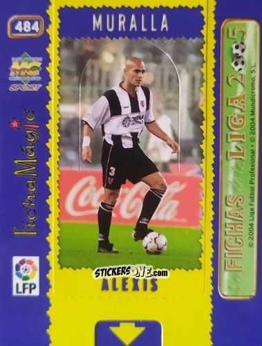 Figurina Alexis - Las Fichas De La Liga 2004-2005 n. 484 - Mundicromo