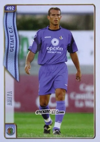 Cromo Amaya - Las Fichas De La Liga 2004-2005 n. 492 - Mundicromo