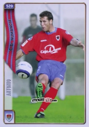 Sticker Antonio - Las Fichas De La Liga 2004-2005 n. 520 - Mundicromo