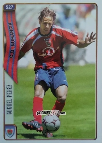 Sticker M. Pérez - Las Fichas De La Liga 2004-2005 n. 527 - Mundicromo