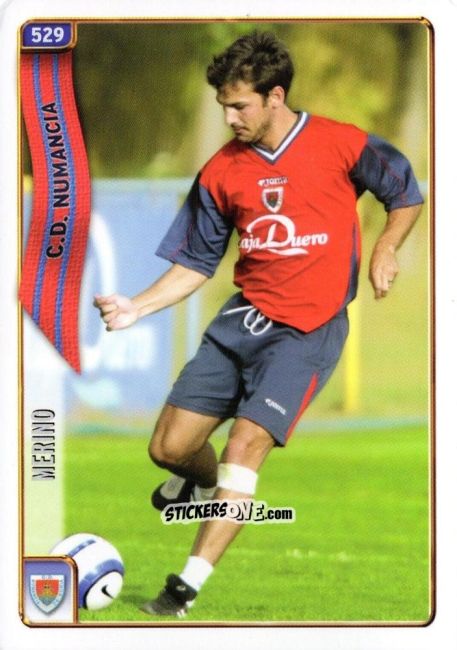 Sticker Carlos Merino Gonzalez - Las Fichas De La Liga 2004-2005 n. 529 - Mundicromo