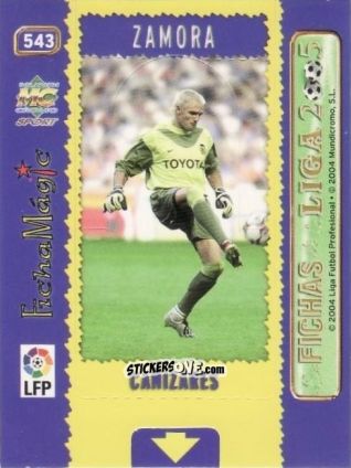 Sticker Cañizares - Las Fichas De La Liga 2004-2005 n. 543 - Mundicromo