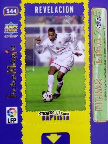 Cromo Baptista - Las Fichas De La Liga 2004-2005 n. 544 - Mundicromo
