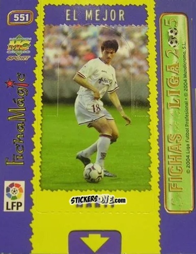Cromo Martí - Las Fichas De La Liga 2004-2005 n. 551 - Mundicromo