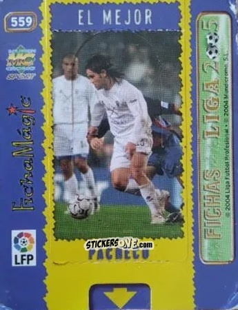 Sticker Pacheco - Las Fichas De La Liga 2004-2005 n. 559 - Mundicromo