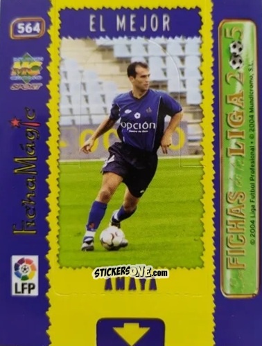 Cromo Amaya - Las Fichas De La Liga 2004-2005 n. 564 - Mundicromo