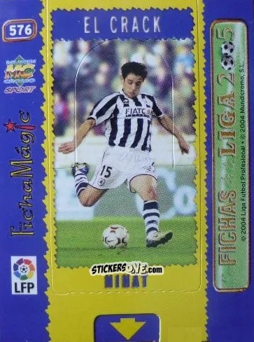 Sticker Nihat - Las Fichas De La Liga 2004-2005 n. 576 - Mundicromo