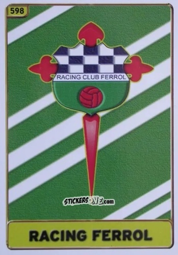 Figurina Rácing Ferrol - Las Fichas De La Liga 2004-2005 n. 598 - Mundicromo