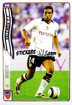 Sticker Moretti - Las Fichas De La Liga 2004-2005 - Mundicromo