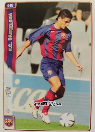 Figurina Peña - Las Fichas De La Liga 2004-2005 n. 618 - Mundicromo