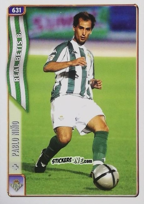 Sticker Pablo Niño - Las Fichas De La Liga 2004-2005 n. 631 - Mundicromo