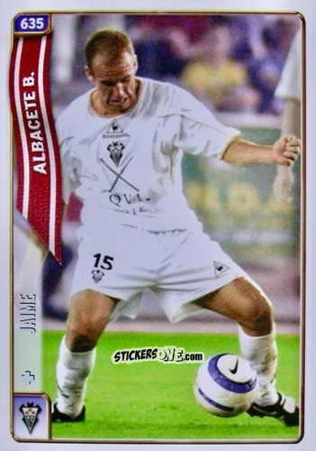 Sticker Jaime - Las Fichas De La Liga 2004-2005 n. 635 - Mundicromo