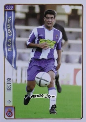 Cromo Hector - Las Fichas De La Liga 2004-2005 n. 638 - Mundicromo