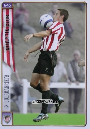 Cromo Solabarrieta - Las Fichas De La Liga 2004-2005 n. 645 - Mundicromo