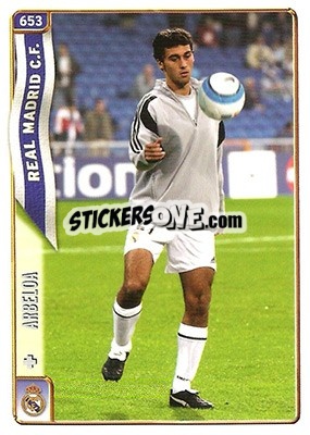 Sticker Arbeloa - Las Fichas De La Liga 2004-2005 - Mundicromo