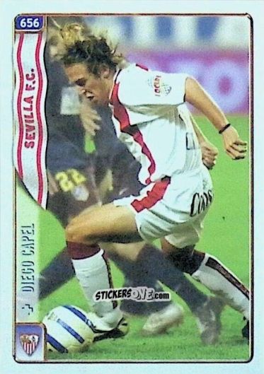 Sticker Diego Capel - Las Fichas De La Liga 2004-2005 n. 656 - Mundicromo
