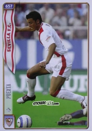 Cromo Puerta - Las Fichas De La Liga 2004-2005 n. 657 - Mundicromo
