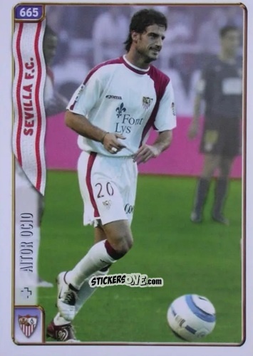 Cromo Aitor Ocio - Las Fichas De La Liga 2004-2005 n. 665 - Mundicromo