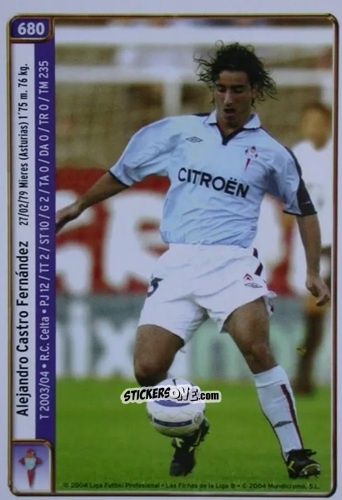 Sticker Jandro / Capucho - Las Fichas De La Liga 2004-2005 n. 680 - Mundicromo