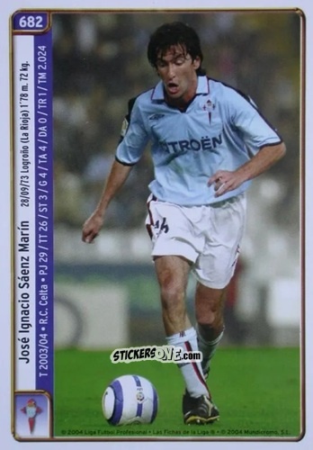 Figurina J.Ignacio / N. Franco - Las Fichas De La Liga 2004-2005 n. 682 - Mundicromo