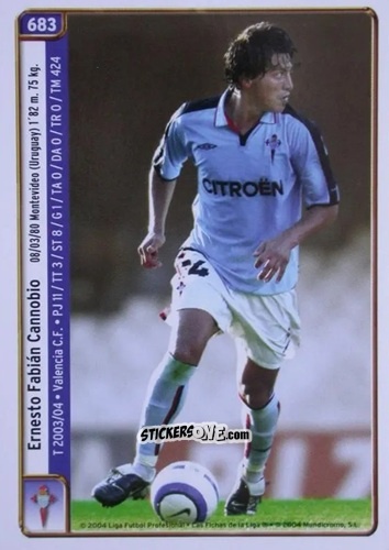 Cromo Cannobio / G.López - Las Fichas De La Liga 2004-2005 n. 683 - Mundicromo