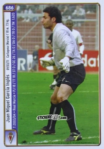 Figurina Juanmi / Juanma - Las Fichas De La Liga 2004-2005 n. 686 - Mundicromo