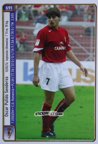 Cromo Pulido / Munteanu - Las Fichas De La Liga 2004-2005 n. 691 - Mundicromo