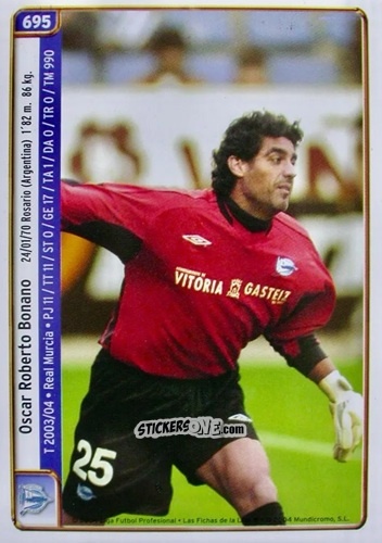 Figurina Bonano / Carreras - Las Fichas De La Liga 2004-2005 n. 695 - Mundicromo