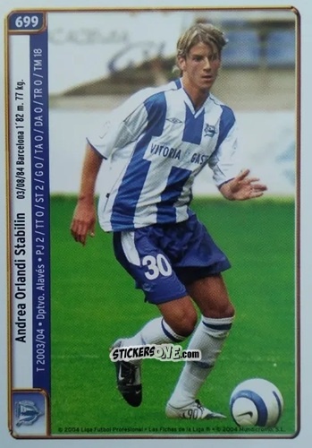 Cromo Juvenal / A.Orlandi - Las Fichas De La Liga 2004-2005 n. 699 - Mundicromo