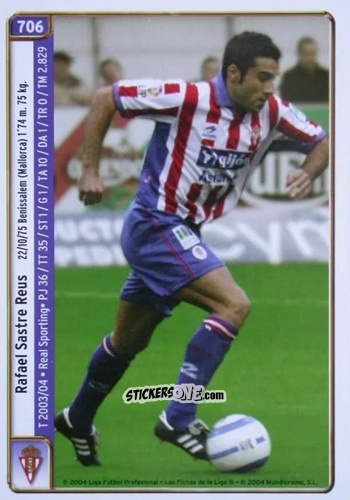 Cromo Sastre / Neru - Las Fichas De La Liga 2004-2005 n. 706 - Mundicromo
