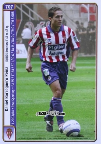 Cromo J. Fuego / Borreguero - Las Fichas De La Liga 2004-2005 n. 707 - Mundicromo