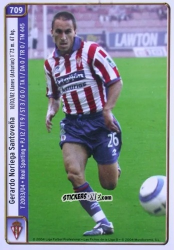 Figurina Gerardo / Pablo Lago - Las Fichas De La Liga 2004-2005 n. 709 - Mundicromo
