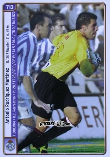 Cromo Toño / Loren - Las Fichas De La Liga 2004-2005 n. 713 - Mundicromo