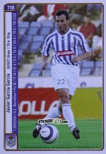 Figurina Javi Garcia / Ramón - Las Fichas De La Liga 2004-2005 n. 718 - Mundicromo