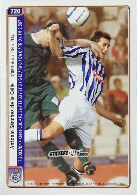Sticker Calle / Uche - Las Fichas De La Liga 2004-2005 n. 720 - Mundicromo