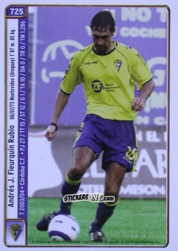 Cromo Bezares / Fleurquin - Las Fichas De La Liga 2004-2005 n. 725 - Mundicromo