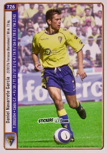 Figurina Navarrete / M.Pérez - Las Fichas De La Liga 2004-2005 n. 726 - Mundicromo