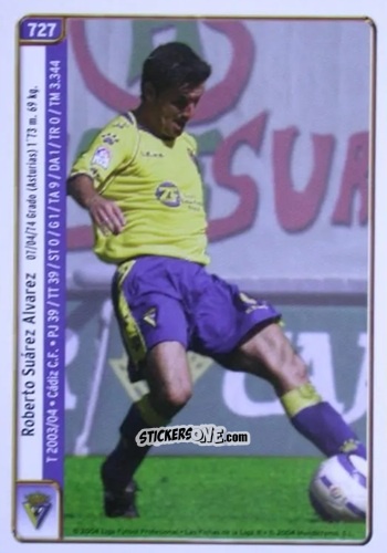 Cromo Suarez / Varela - Las Fichas De La Liga 2004-2005 n. 727 - Mundicromo