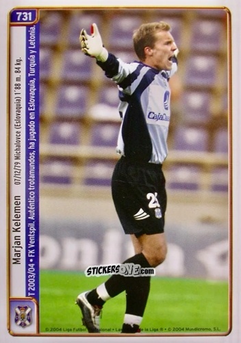 Cromo Keleman / Cesar - Las Fichas De La Liga 2004-2005 n. 731 - Mundicromo
