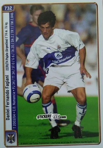 Cromo Fagiani / Corona - Las Fichas De La Liga 2004-2005 n. 732 - Mundicromo