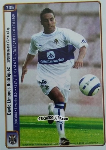 Figurina La Paglia / Limones - Las Fichas De La Liga 2004-2005 n. 735 - Mundicromo