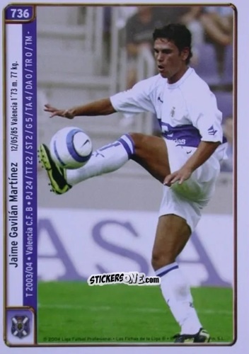 Cromo R.Martin / Gavilán - Las Fichas De La Liga 2004-2005 n. 736 - Mundicromo