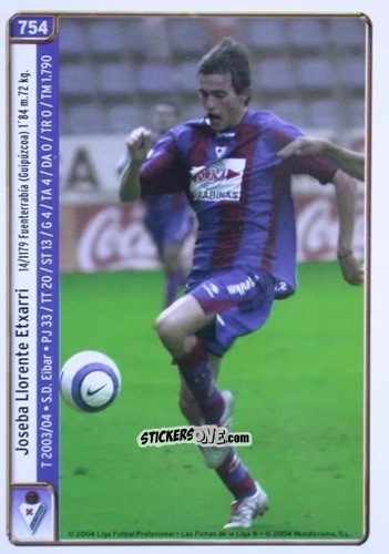 Figurina Q.Mateo / Llorente - Las Fichas De La Liga 2004-2005 n. 754 - Mundicromo